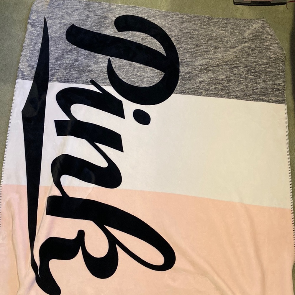 Pink Sherpa blanket